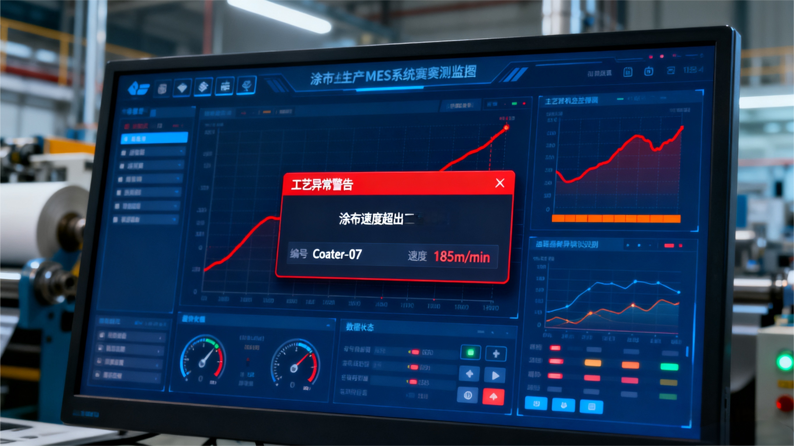 涂布速度偏离工艺标准？MES系统如何自动触发质量预警与拦截 - 第1张