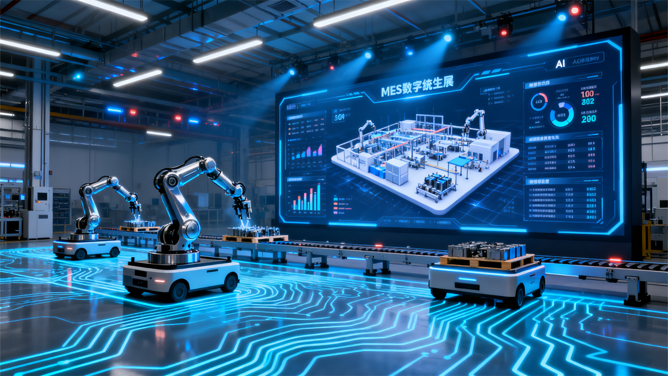 智能工厂的未来图景:MES、数字孪生与AI的深度融合 - 第1张 - MES数字网 智能工厂的未来图景:MES、数字孪生与AI的深度融合 - 第1张